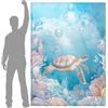 LXTOPN Telo mare in microfibra XXL, 200 x 145 cm, asciugamano da spiaggia grande, senza sabbia, leggero, con tartarughe, da spiaggia