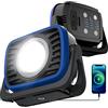 PRINCEWAY Lampada da Lavoro Meccanico Portatili a LED COB Ricaricabile Magnetica, 2000Lm Alta luminosità Dimmerabile, 4 Livelli di Colori di Illuminazione Regolabili, per Officina Campeggio Emergenza