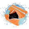 Jokapy 2 Pezzi Sacchetti Lavanderia per Scarpe in Microfibra - Borsa Lavaggio con Cerniera e Rete per Lavatrice (Colore Arancione)