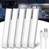 GWULC Luce LED Sottopensile Cucina Lampade LED Magnetiche 20CM Sottopensile Strisce Batteria Ricaricabile USB, Senza Fili Illuminazione per Armadio e Schrank arra con Sensore Movimento