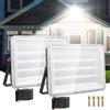 Viugreum 2 Pack 300W Faretto Led Outdoor 30000LM Proiettore IP66 Impermeabile Outdoor Floodlight 6500K Proiettore Outdoor Bianco Freddo con 80cm di cavo AC 220-240V per Garage