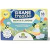 VALVERBE Infuso freddo - Menta e Limone 18 Filtri - Pacco da 6-162 g