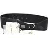 Cop-Copine Cop Copine Torino Cintura Donna M Nera In Pelle Larghezza Con Passanti Metallici
