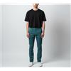 Massimo Dutti Pantaloni Uomo US30 Chino Slim Stretch Zip Tasche Casual Blu