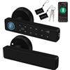 XYBkey serratura intelligente, maniglia della porta 5 in 1, tastiera elettronica, supporta password/APP/scheda IC/impronte digitali/chiave, serratura digitale biometrica, adatta per casa, ufficio e