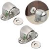 anchak Set da 2 Fermaporta Magnetico in Metallo Fermaporta Pavimento con Viti