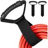 Generisch Confezione da 2 cinghie per cavi da 73 cm, robuste per tubi da giardino, organizer per cavi con maniglia, accessori per camper, accessori elettrici industriali