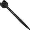 DAKCOS Cricchetto per ponteggi, 19/22 mm, 3 in 1, reversibile, destra/sinistra, in CR-V, con fosfatazione nera resistente alla corrosione