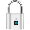 GOEDCH Cadenas à Empreinte Digitale USB: Serratura Biometrica senza Chiave Ricaricabile USB, Lucchetto di Sicurezza Intelligente per Palestra, Batteria 12 Mesi, Impermeabile IP65 per Casa, Ufficio