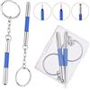 ASTER Kit di Riparazione 3 in 1 per Occhiali - Cacciavite da Tasca a Doppia Punta, Mini Multifunzione per Occhiali, Sole, Orologi, Gioielleria