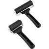 QWORK® Rullo in Gomma, Rullo Inchiostro Roller, per Stampa a Inchiostro, carta da parati, 6 cm+10 cm