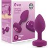 B-Vibe - Vibrating Jewel Plug S/M Pink Ruby