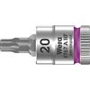 Wera 05003360001 8767 A HF Torx - Bussola Zyklop con attacco 1/4 con funzione di ritenuta, rosa, 05003364001