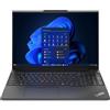 Lenovo Thinkpad E16 Gen 1 - Computer Portatile 16 WUXGA (Intel Core i5-1335U, 8GB RAM, 256SSD, Integrated Integrated Intel Iris XE Graphics, W11Pro), Graphite Black - Tastiera QWERTY Spagnola