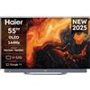 Haier H55C95EUX 139,7 cm 55" 4K Ultra HD Smart TV Wi-Fi Nero 1300 cd-m