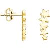 SOFIA MILANI - Orecchini da Donna in Argento 925 - Placcati in Oro - Orecchino a Perno a Stella - E2464