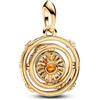 HAEPIAR Ciondolo con ciondolo in argento Sterling S925 perline pendenti astrolabio girevole per bracciale collana regalo da donna