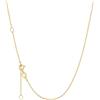 ChicSilver Catenina Argento 925 Donna, 1.1mm Catenina Oro Donna Lunga 40cm, Collana Catena Sottilissima Ragazza Amicizia, Idee Regalo per Compleanno Anniversario