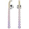 Swarovski Orecchini pendenti Matrix, Sfumatura di tagli Round, Multicolore, Placcato rodio