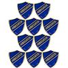 School Badges UK Ambassador Shield - Spilla da bavero, confezione da 10, Misura unica, Ferro