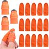 Hontaog 18 Coltelli da Pollice in Silicone, Strumento per la Raccolta con Coltello da Dito, Coltello da Pollice in Silicone da Giardinaggio con Lama in Acciaio Inossidabile per Raccolta e Potatura