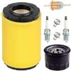 ZAMDOE 796031 Kit di Messa a Punto del Filtro dell'Aria di Ricambio per Briggs Stratton 591334 594201 797704 696854 Compatibile per Husqvarna YTH22V46 YTH24V48 per John Deere D100 D110 D130 Lawnmover