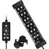 hygger Sommergibile Illuminazione per Acquario,24/7 Spettro Completo Luce LED per Acquario,8W Submersible Lampada Aquarium LED con 9 Colori per Acquario da 20-43cm Tank