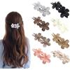 FFWTPY 8 Pezzi Mollette Fiori Capelli Eleganti Fermagli Acconciatura Chignon Accessori Capelli Donna Barrette Decorative