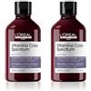L'Oréal Professionnel Paris L'Oréal Professionnel Shampoo Brillante Colore con Effetto Glass Hair per Capelli Colorati, Neutralizza Tasso Giallo, Serie Expert, Vitamino Color Spectrum Purple Dyes Neutralizing Shampoo, 2 x 300 ml