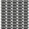 YTBYT 50 pezzi di clip per estensioni capillari 32mm a 9 denti - Clip per parrucche metalliche a schermo, accessori DIY per parrucche e protesi capillari (nero)