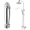UIEXAY Doccia Doccia Metallo Clistere Anale Cleaner Douche Colon Cleaner(Argento)