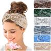 Kavya Fasce Capelli Donna Largo Elastico Morbido 6 Pcs Estate Boho Stampa Accessori Sportiva Yoga Bandana Donna Multicolore