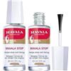 Mavala Stop - Set di 2 Soluzioni Anti-Onicofagia - Formula Amara Efficace per Smettere di Mangiare le Unghie - Uso Semplice e Risultati Visibili Rapidamente