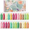 YUEONEWIN Set di balsamo per labbra, 24 pezzi Balsamo labbra fruttato Set con burro di karité e vitamine - Balsamo labbra multipack per ragazze e adolescenti, set regalo di cura delle labbra per donne/uomo