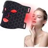 TaFoyu Maschera LED per Viso, Terapia della Luce con 3 Colori nel Vicino Infrarosso, LED Face Mask con Silicone Flessibile, Terapia con Luce Rossa a Casa per Tutti i Tipi di Pelle