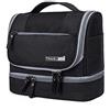 FORRICA Borsa da Toilette Borsa da Viaggio Uomo Donna Beauty Case da Viaggio Cosmetico Bag Con Gancio Da Appendere Portatile Impermeabile Cosmetici Organizer Nero