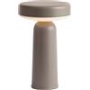 Muuto - Lampada da esterno ricaricabile senza fili Ease - Beige - ABS stampato - Designer Johan van Hengel