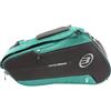 BULLPADEL Paquito Navarro BPP-25012 HACK 2025 - Borsa per racchette da paddle con scomparti termici per 4 palas da paddle e spazio per scarpe ventilato, nylon resistente e neoprene