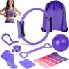 UPYOLUSCC Set di 13 accessori per pilates, per la casa, pilates, pilates, per la casa, pilates, kit essenziale per donne con palla da yoga, anello da yoga, calze, anello da pilates e accessori