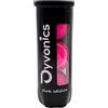 d Dyvonics Dyvonics N1 Palline da Padel Rosa Fucsia - 3 palline (1 tubo), pressurizzate, alta visibilità