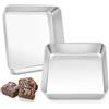 HaWare Stampo quadrato in acciaio inox (2, 15 cm)