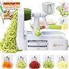 Brieftons Affetta Verdure a Spirale 5 Lame (BR-5B-02), Tagliaverdure Robusto per Spaghetti di Zucchine, Diete Low-Carb, Paleo, Senza Glutine, con Affettatrice Extra e 4 Ebook Ricette