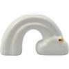 Gentile Ceramiche Arcobaleno bianco con dettaglio oro in ceramica - Linea Baby Soft (8cm)