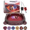 BGOVTAPO Stadium Starter Kit - con 6 X Tops, 2 Lanciatori & Arena. Set di Battaglia Competitivo per Bambini da 6 anni