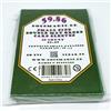 docsmagic.de 60 Double Mat Green Card Sleeves Small Size 62 x 89 - Verde - Mini Bustine - YGO