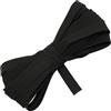 Aerzetix - C77219 - Nastro in sbieco 9 Metri x 12mm - in Cotone - Colore Nero - passamaneria gallone Abbigliamento Cuscini trapunte