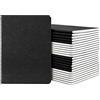Yarotm Quaderno A6 Righe - 24 Pack Quaderni Appunti 10x14cm - 60 Pagine Block Notes Notebook A6-100GSM Carta Quaderno a Righe - Taccuino Piccolo A6 Diario Blocco Appunti, Nero