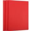 Yarotm Quaderni A4 Puntinato - 3 Pezzi Block Notes A4 Punti 5mm - 100g/m² 40 Fogli Taccuino 21x29.2cm - Blocco Appunti Copertina Morbida Rosso - Notebook per Scrivere e Disegnare
