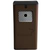 STILCASA Posacenere murale - acciaio - 17,5 x 10,5 x 34 cm - 2 L - corten - Stilcasa (unità vendita 1 pz.)