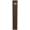 STILCASA Posacenere da terra - acciaio - 17,5 x 10,5 x 106 cm - 2 L - corten - Stilcasa (unità vendita 1 pz.)
